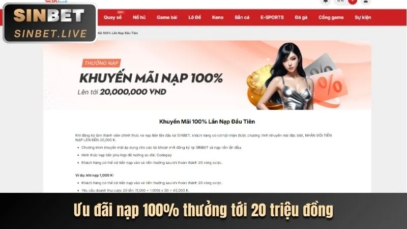 Thưởng nạp lại hàng ngày rr8811